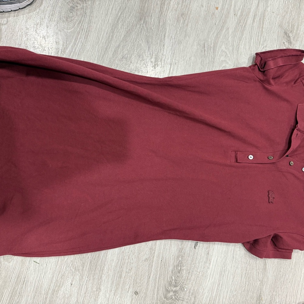 Lacoste Burgundy Maxi Dress
